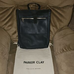 NWT Parker Clay Miramar Leather Backpack %